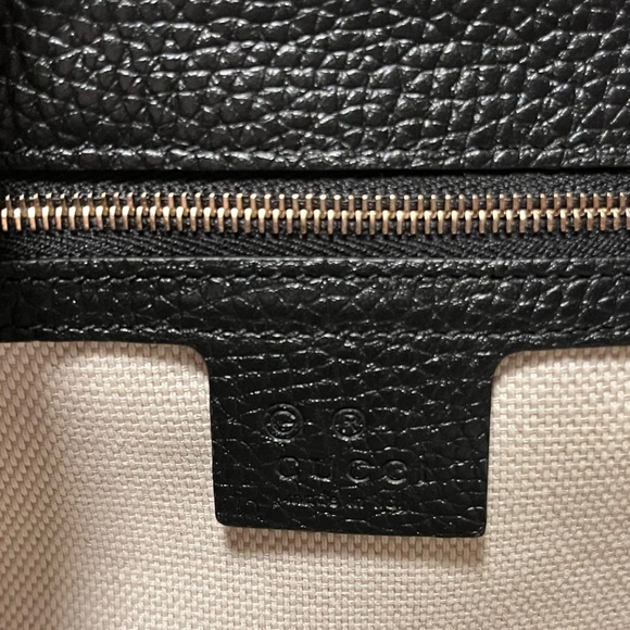 Gucci Soho, Pebbled Leather, Medium, crossbody bag! new! - Picture 12 of 17